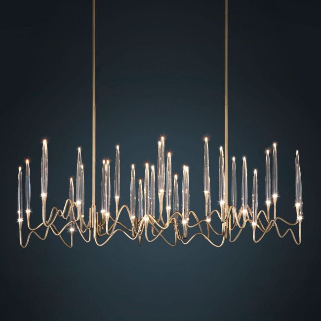 Il Pezzo 3 Long Chandelier by Il Pezzo Mancante