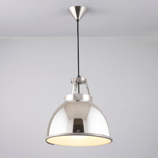 Titan Size 1 Pendant with Etched Glass Diffuser by Original BTC
