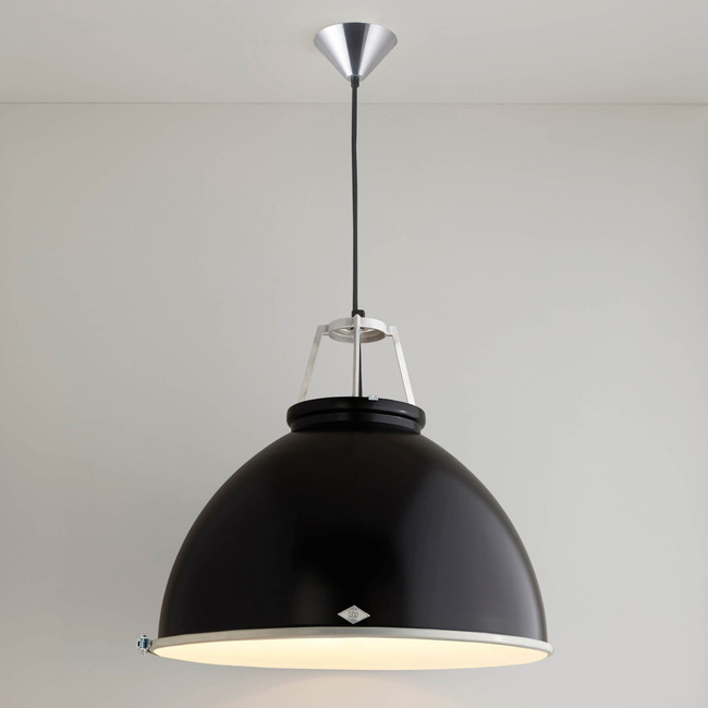 Titan Size 5 Pendant with Etched Glass Diffuser by Original BTC