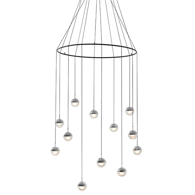 Dora Multi Light Pendant With Ring by Seed Design