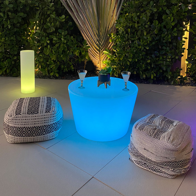 Bass Bluetooth Indoor / Outdoor LED Coffee Table  by Smart & Green