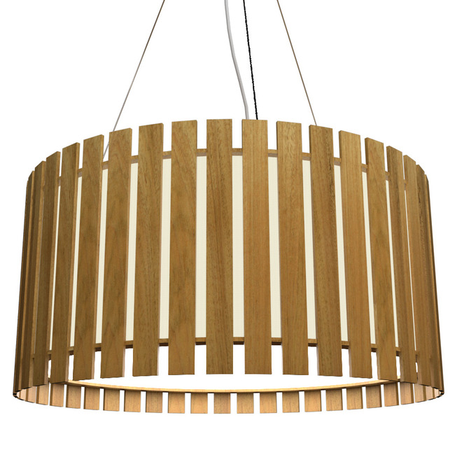 Ripado Drum Pendant by Accord Iluminacao