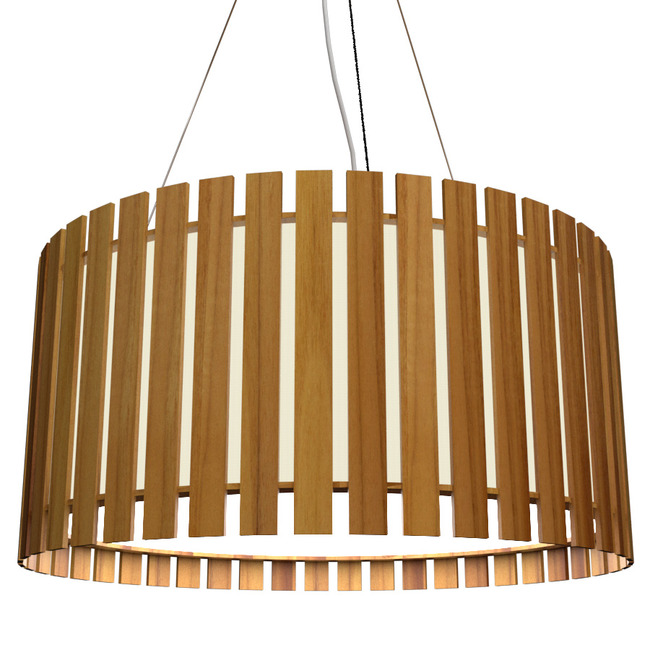 Ripado Drum Pendant by Accord Iluminacao