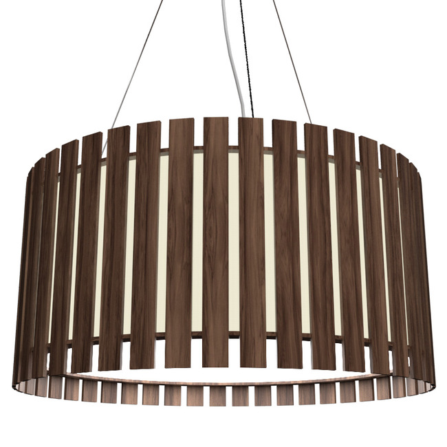 Ripado Drum Pendant by Accord Iluminacao