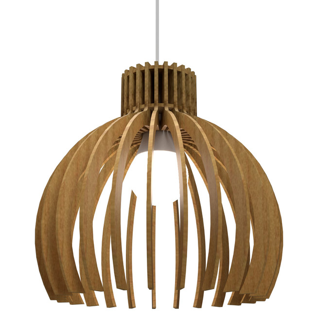 Stecche Di Legno Bloom Pendant by Accord Iluminacao