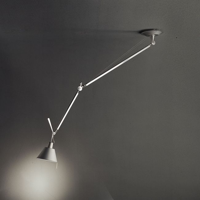 Tolomeo Off Center Suspension with Aluminum Shade by Artemide