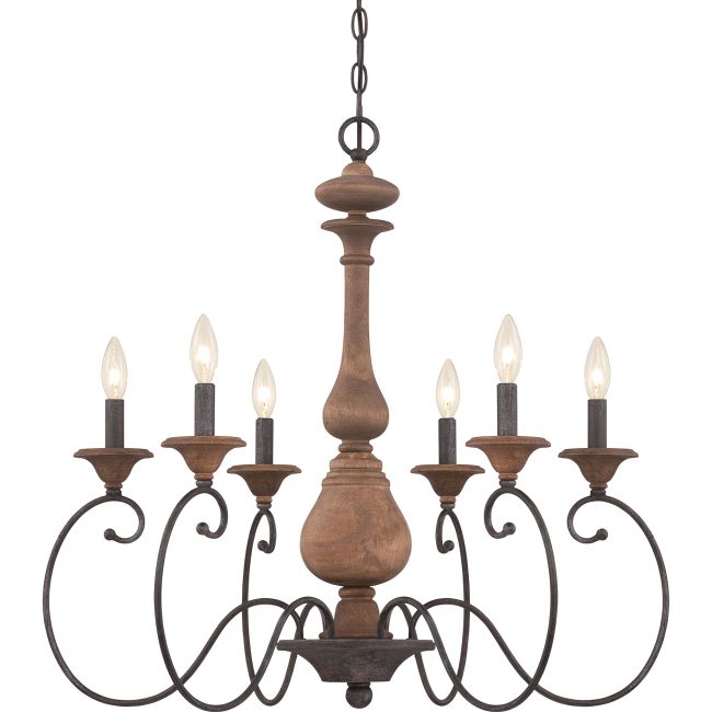 Auburn Chandelier by Quoizel