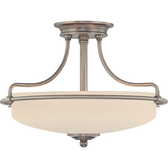 Griffin Ceiling Semi Flush Light by Quoizel by Quoizel