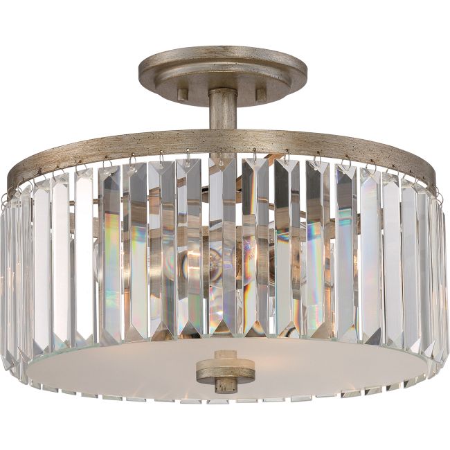 Mirage Semi Flush Ceiling Light by Quoizel