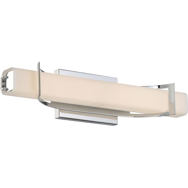 Platinum Blade Bathroom Vanity Light by Quoizel