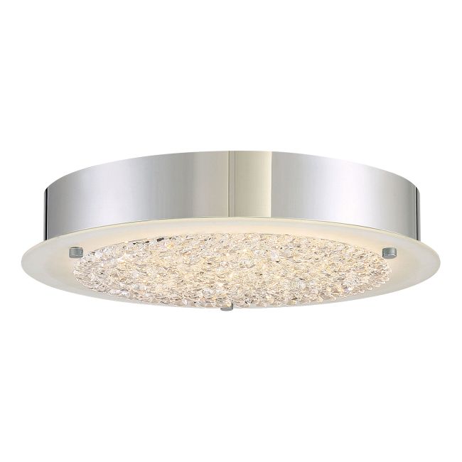 Platinum Blaze Ceiling Light by Quoizel