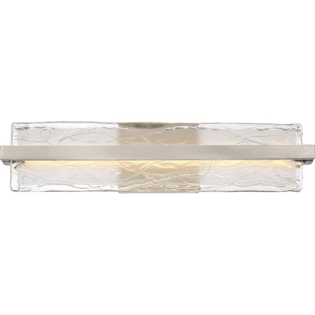 Platinum Glacial Bathroom Vanity Light by Quoizel