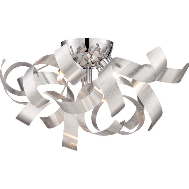 Ribbons Ceiling Flush Light by Quoizel