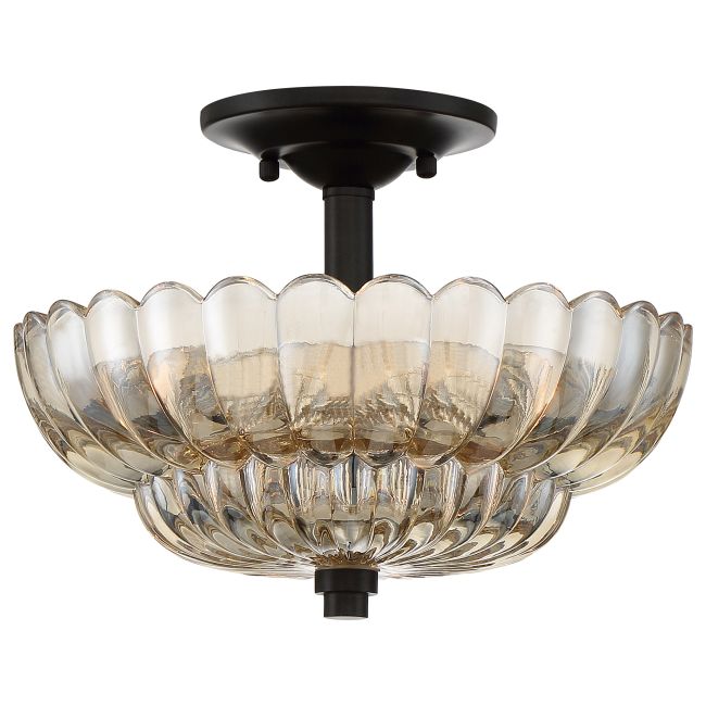 Whitecap Semi Flush Ceiling Light by Quoizel