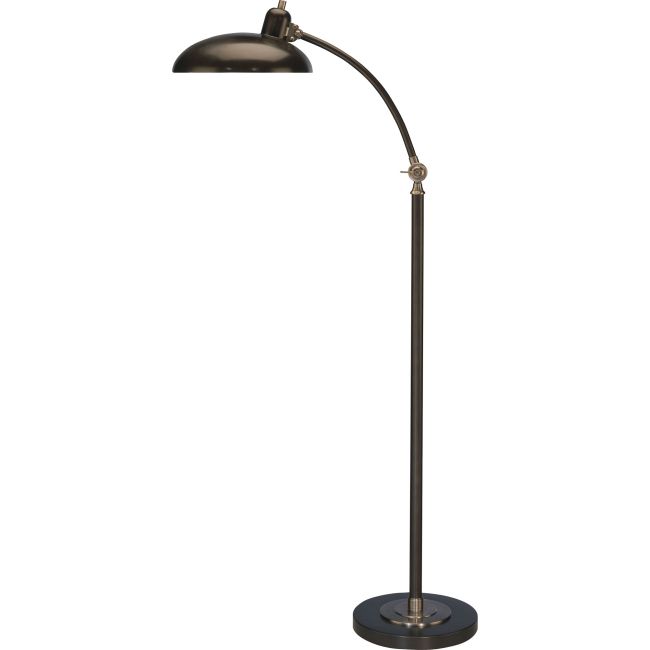 Bruno Adjustable C Arm Task Floor Lamp by Robert Abbey