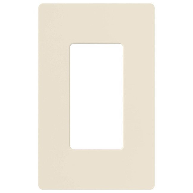 Claro Designer Style 1 Gang Wall Plate by Lutron