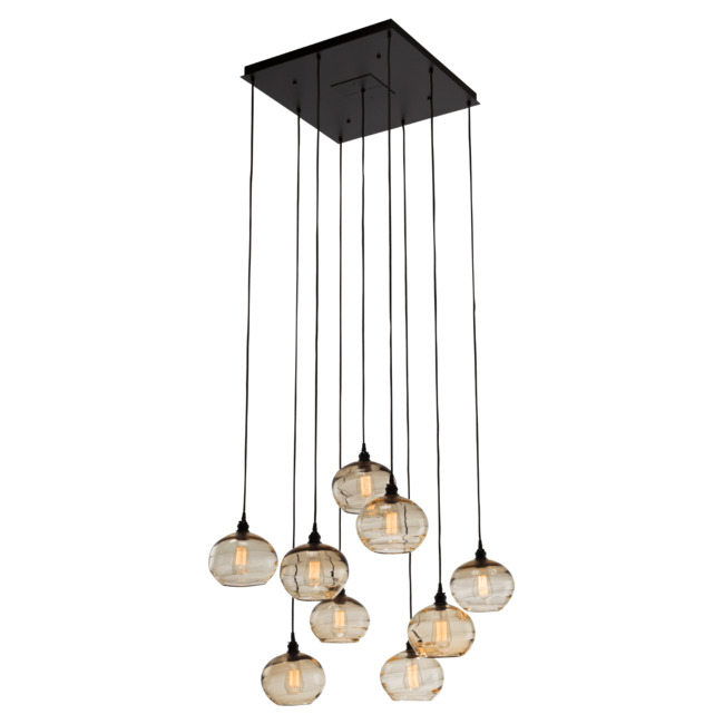 Coppa Square Multi Light Pendant by Hammerton Studio