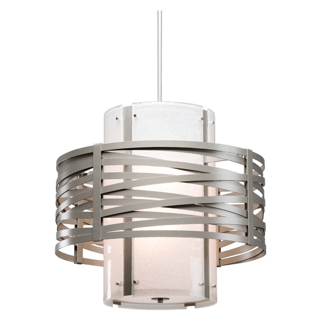 Tempest Double Drum Pendant by Hammerton Studio