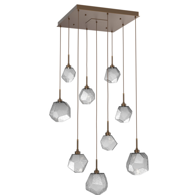 Gem Square Multi Light Pendant by Hammerton Studio
