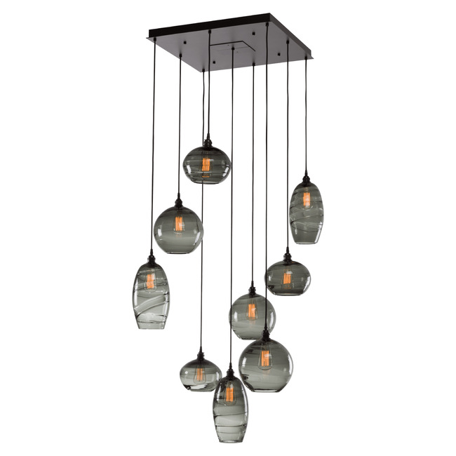 Misto Square Multi Light Pendant by Hammerton Studio