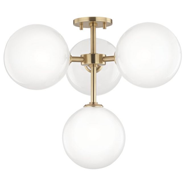 Ashleigh Semi Flush Ceiling Light by Mitzi