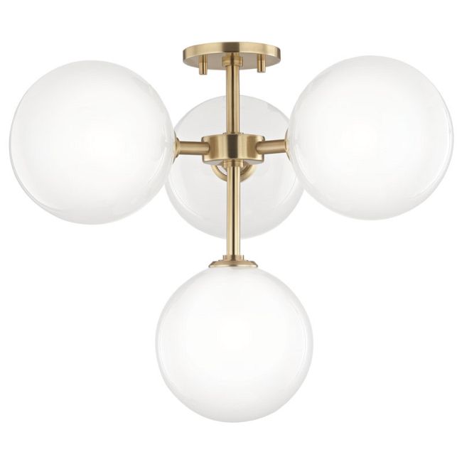 Ashleigh Semi Flush Ceiling Light by Mitzi