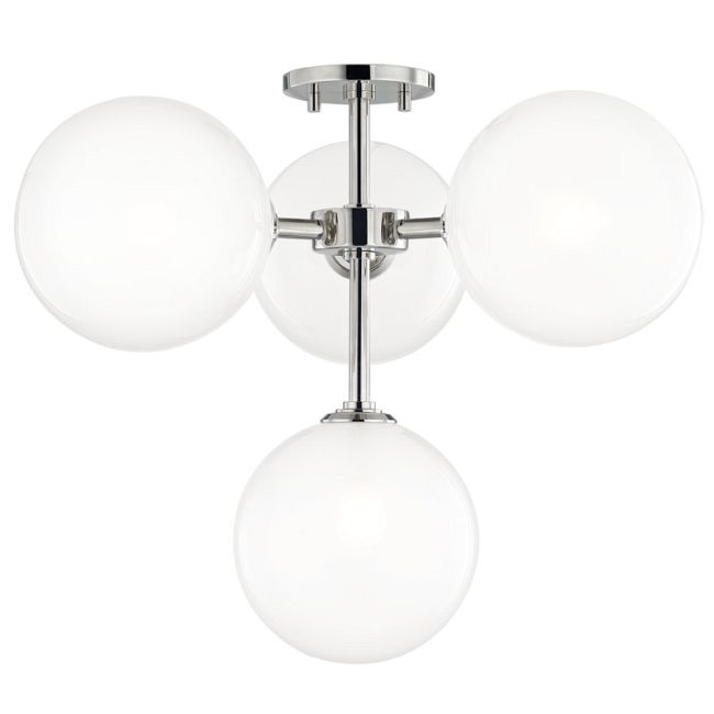 Ashleigh Semi Flush Ceiling Light by Mitzi
