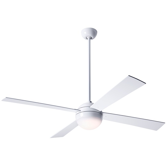 Ball Ceiling Fan With Light By Modern Co Bal Gw 42 Wh 652 004