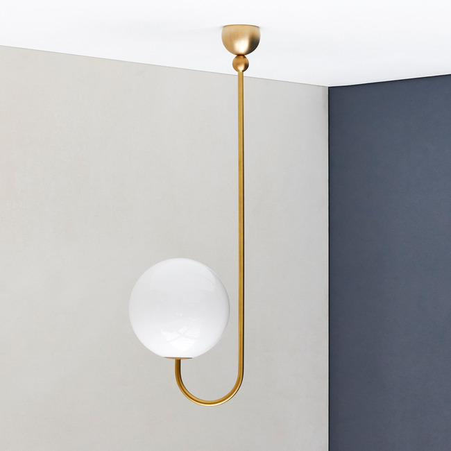 Single Angle Ceiling Light by Michael Anastassiades