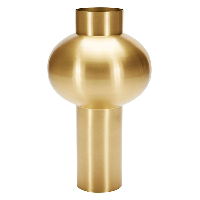 Beat Vessel Top Brass Vase by Tom Dixon