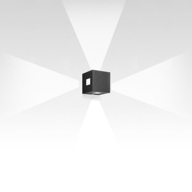 Effetto Square 4 X 90 Degree Outdoor Wall Light by Artemide