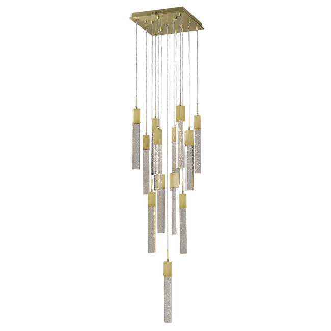 Glacier Square Multi Light Pendant by Avenue Lighting