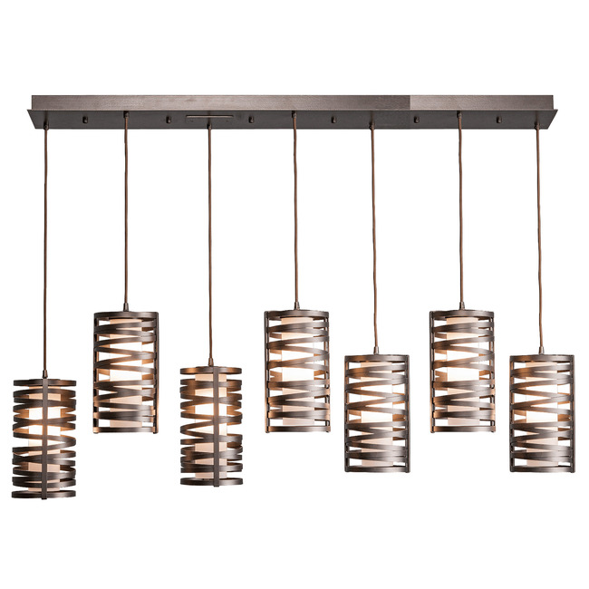 Tempest LED Linear Multi Light Pendant by Hammerton Studio