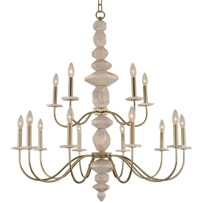 Carrara Chandelier by Kalco