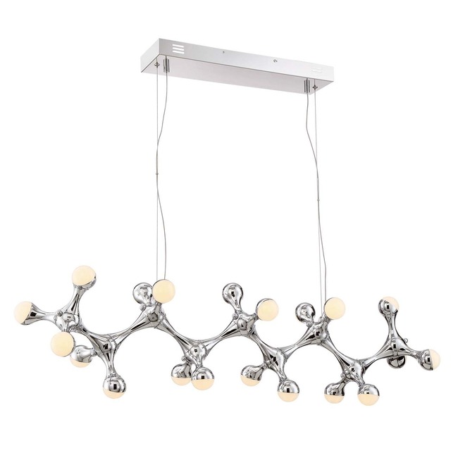 Molecule Linear Island Chandelier by Zeev Lighting