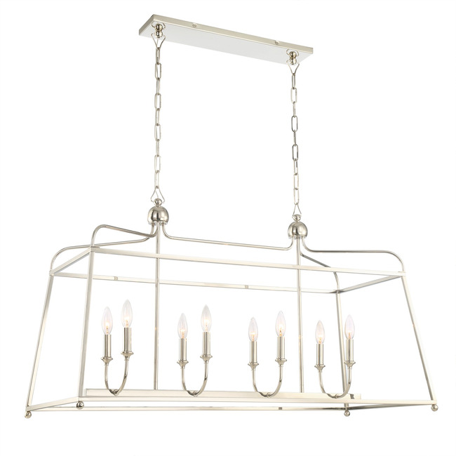 Sylvan Linear Chandelier by Crystorama