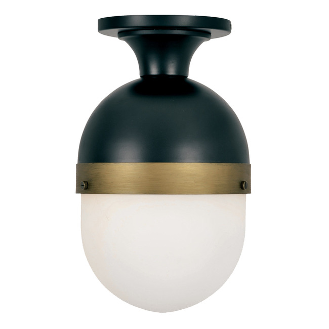 Capsule Outdoor Semi Flush Ceiling Light  by Crystorama