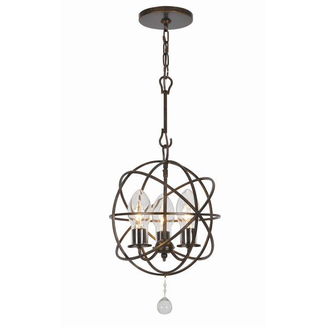 Solaris Outdoor Chandelier by Crystorama