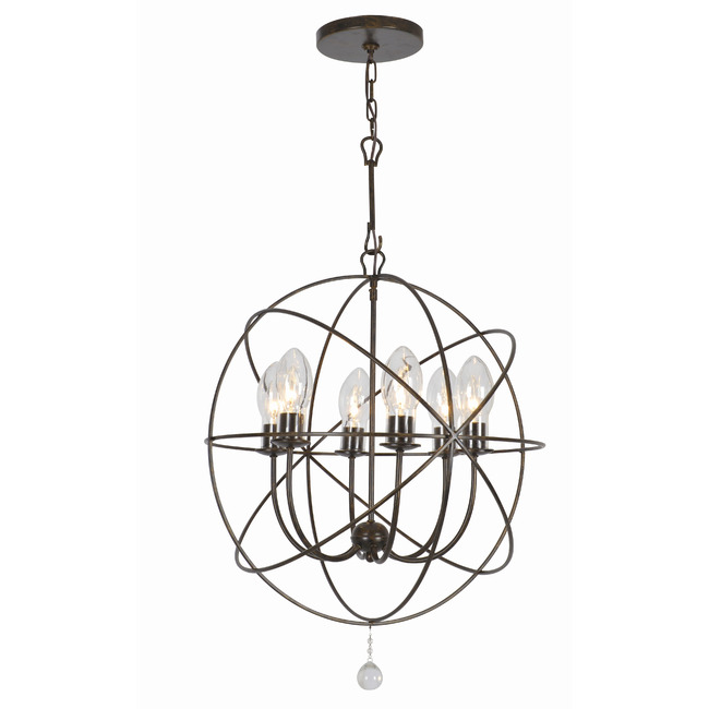 Solaris Outdoor Chandelier by Crystorama