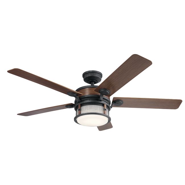 Ahrendale Indoor/Outdoor Ceiling Fan with Light by Kichler