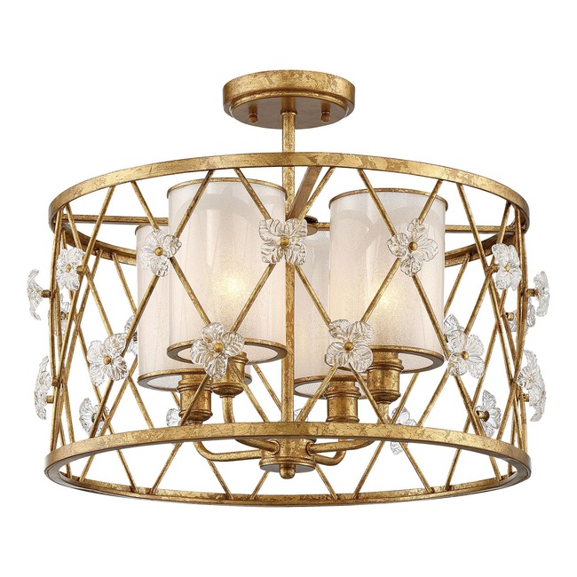 Victoria Park Semi Flush Ceiling Light by Metropolitan Lighting