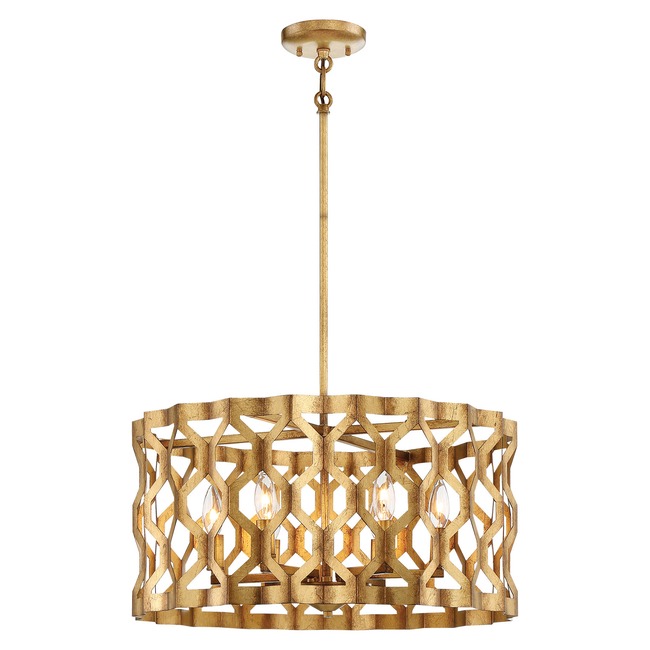 Coronade Drum Pendant by Metropolitan Lighting