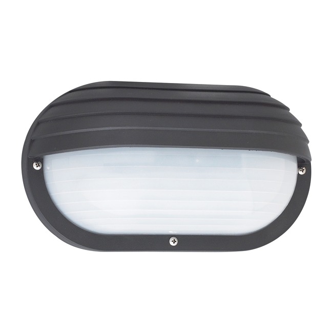 Bayside Oval Hood Outdoor Wall Light by Generation Lighting