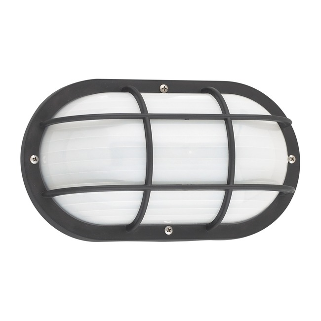 Bayside Oval Caged Wall Light by Generation Lighting