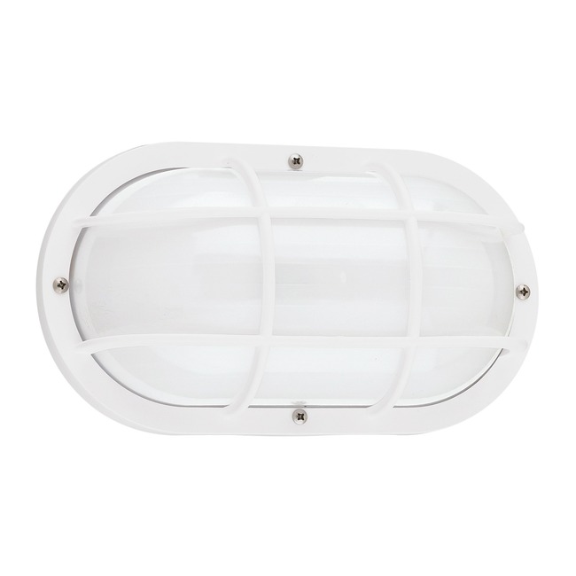 Bayside Oval Caged Wall Light by Generation Lighting