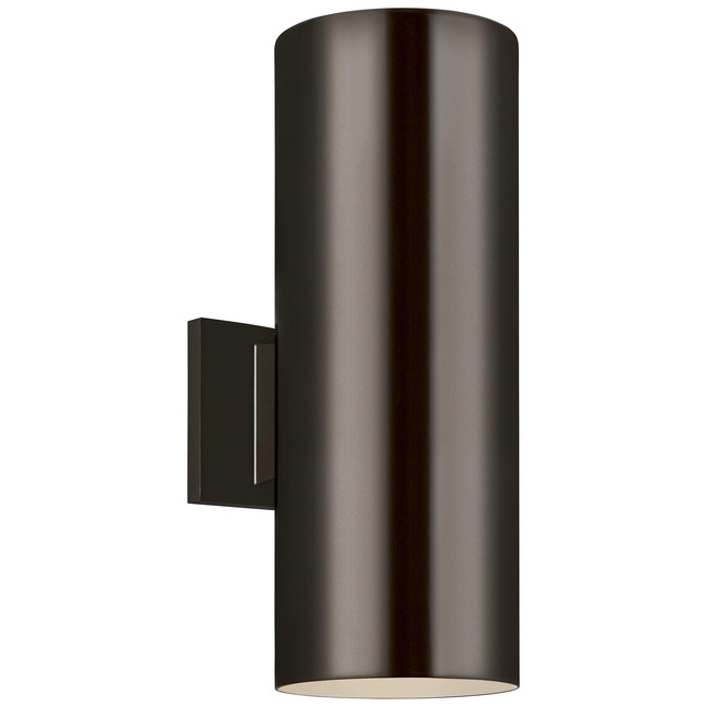 Cylinder Two Light Outdoor Wall Sconce by Visual Comfort Studio