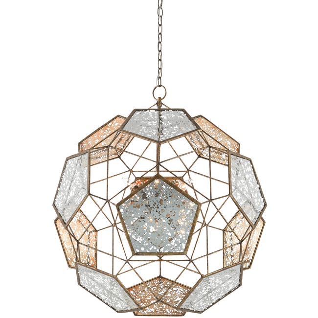 Julius Orb Pendant by Currey and Company