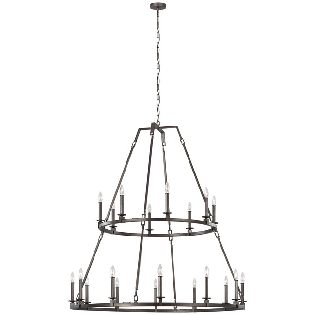 Landen Two Tier Chandelier by Visual Comfort Studio