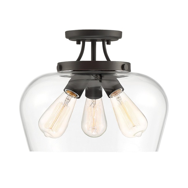 Octave Ceiling Semi Flush Light by Savoy House