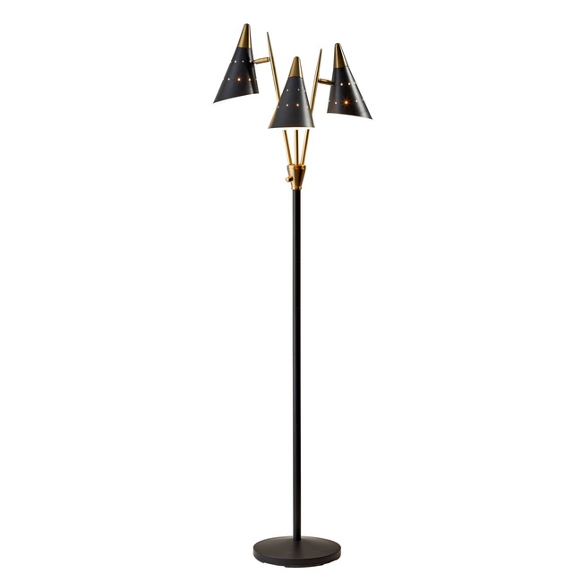 Nadine 3-Arm Floor Lamp by Adesso Corp.